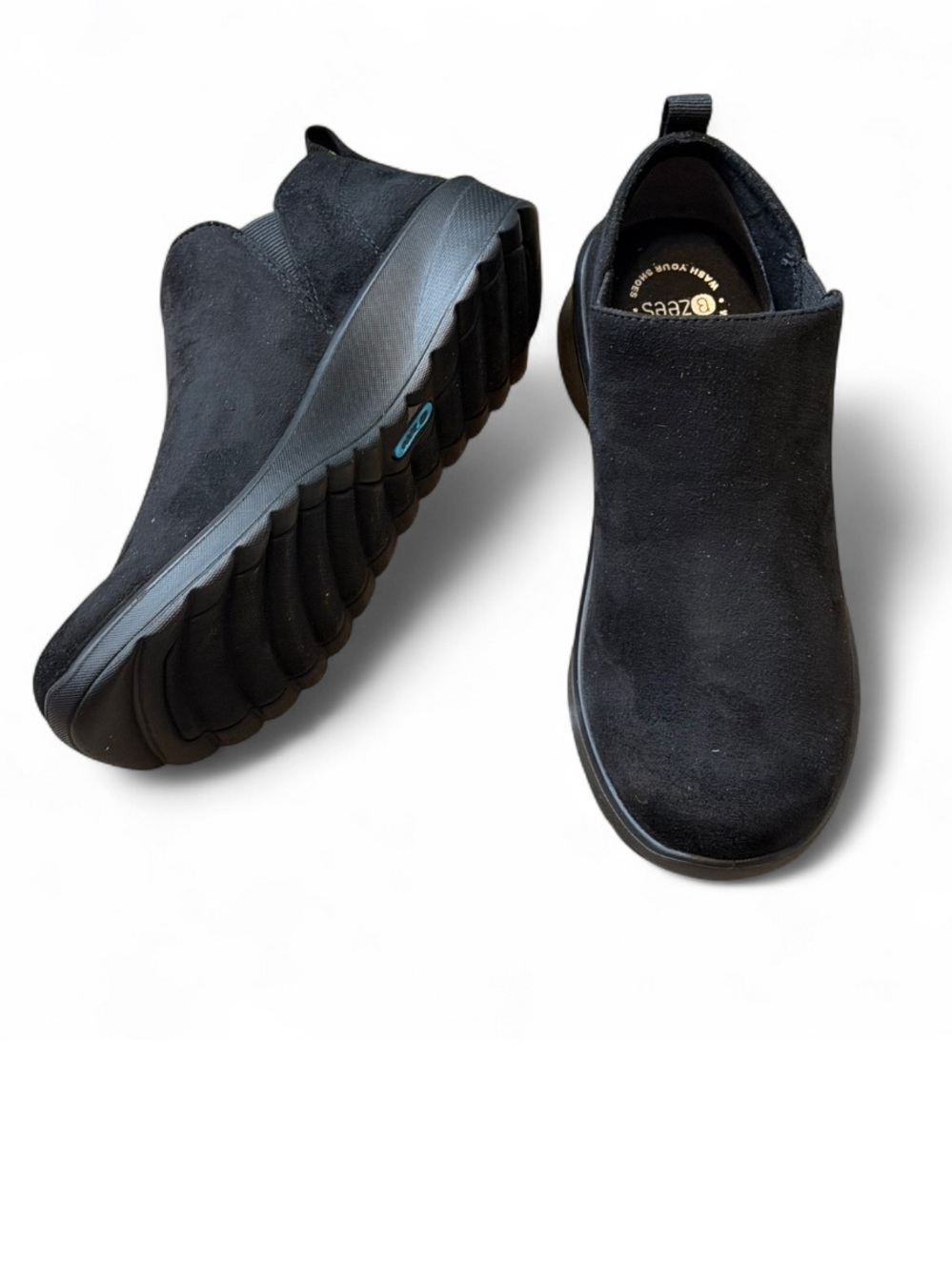 Bzees Get Along Black Ankle Booties,‎ Women's Size 7
